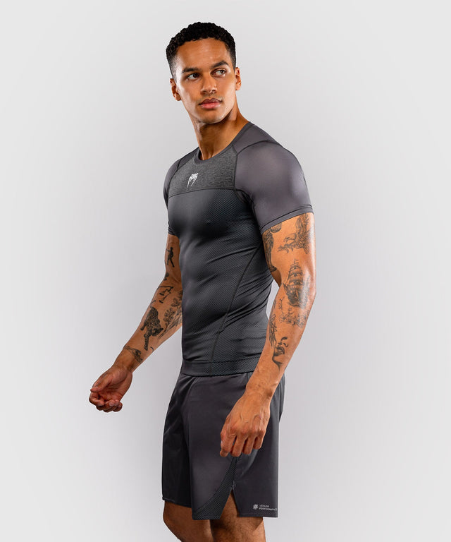 Venum Rashguard G-Fit Scale Kurzarm - Grau