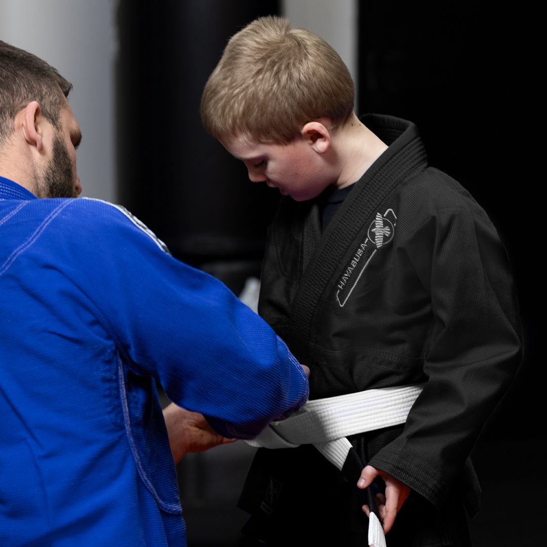 Hayabusa BJJ Gi Essential Kinder - Schwarz