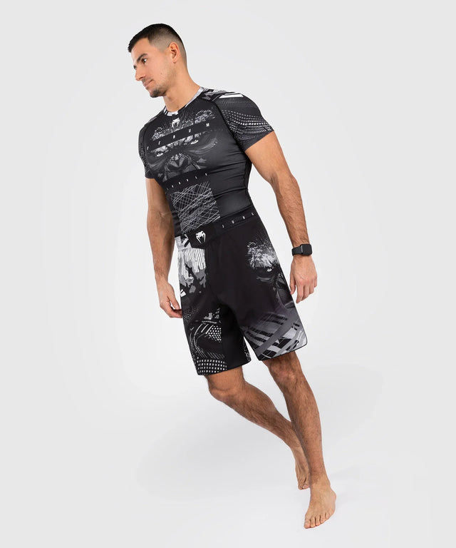 Venum MMA Shorts Gorilla Jungle – Schwarz/Weiss