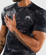 Venum Rashguard Rage & Workout Kurzarm – Schwarz/Grau