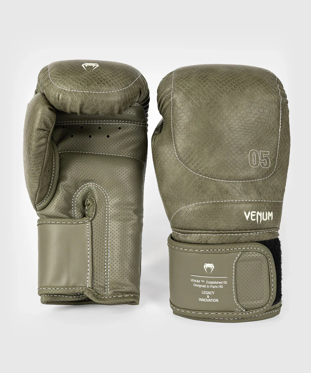 Venum Boxhandschuhe Impact Evo Scales – Armeegrün