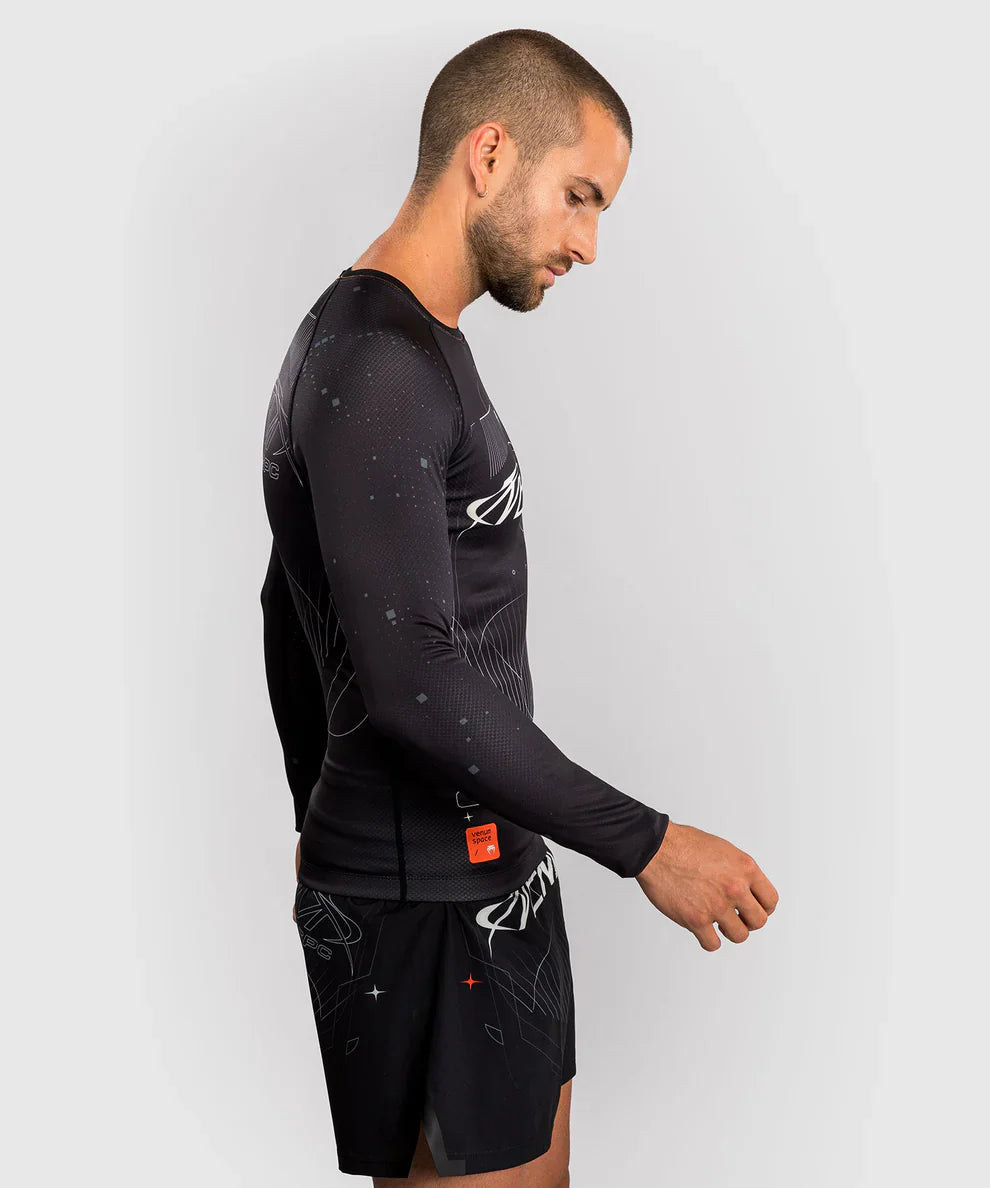 Venum Rashguard Langarm Eclipse – Schwarz