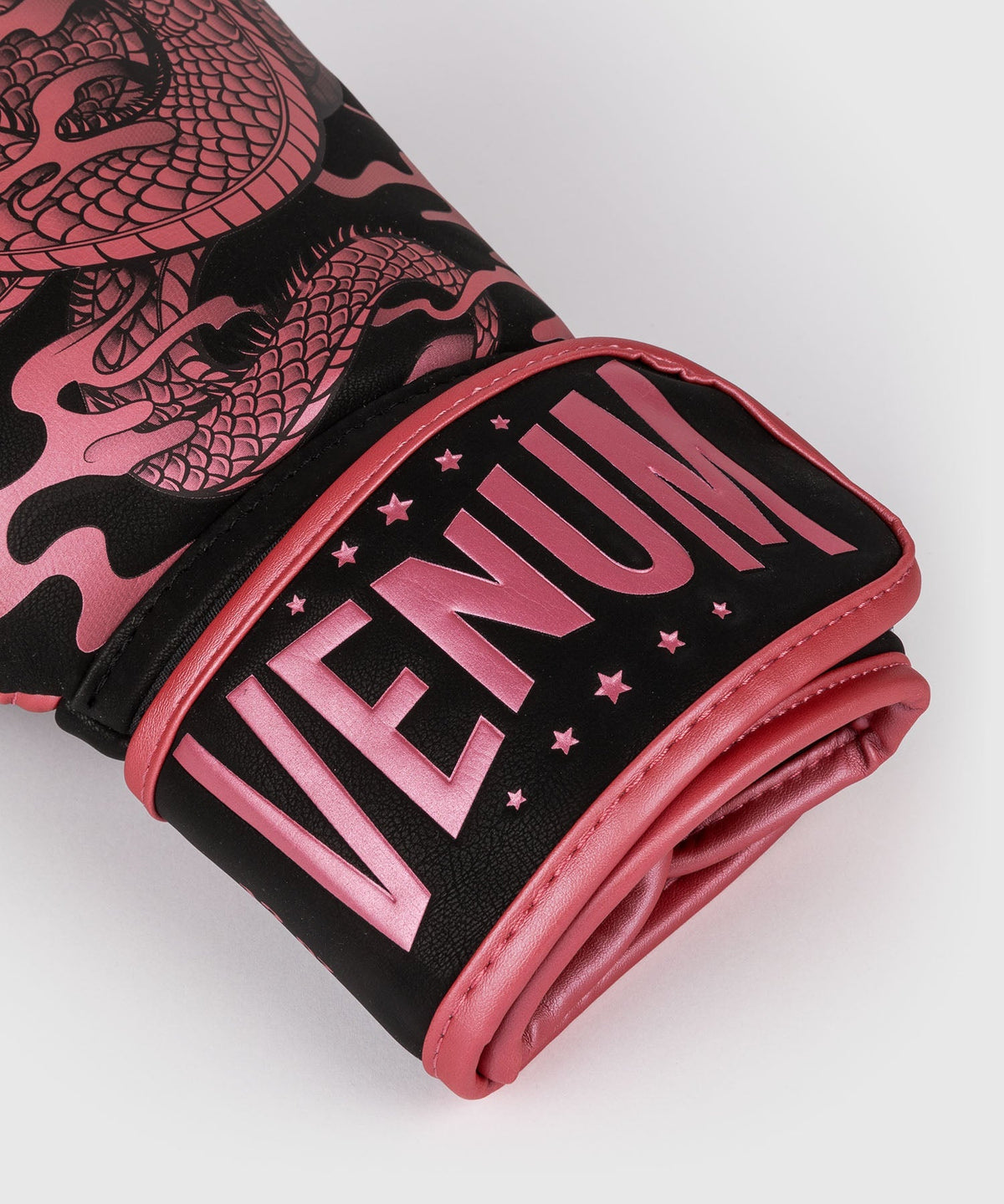 Venum Boxhandschuhe Impact Dragon's Flight - Schwarz/Metallic Rosa