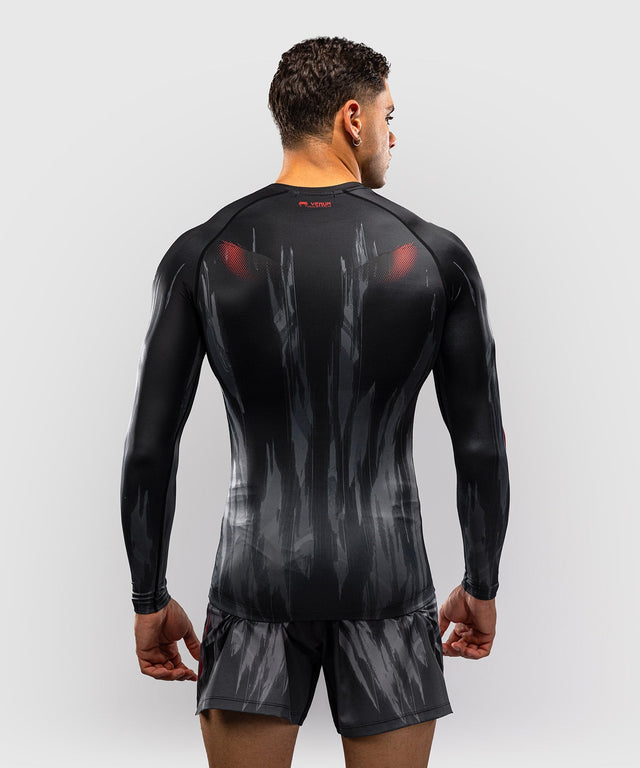 Venum Rashguard Demon Lange Ärmel - Schwarz/Grau
