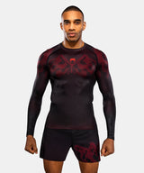 Venum Rashguard Spectre Lange Ärmel - Schwarz/Rot