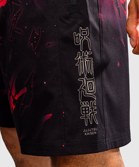 Venum Trainingsshorts x Jujutsu Kaisen Itadori - Schwarz/Rot