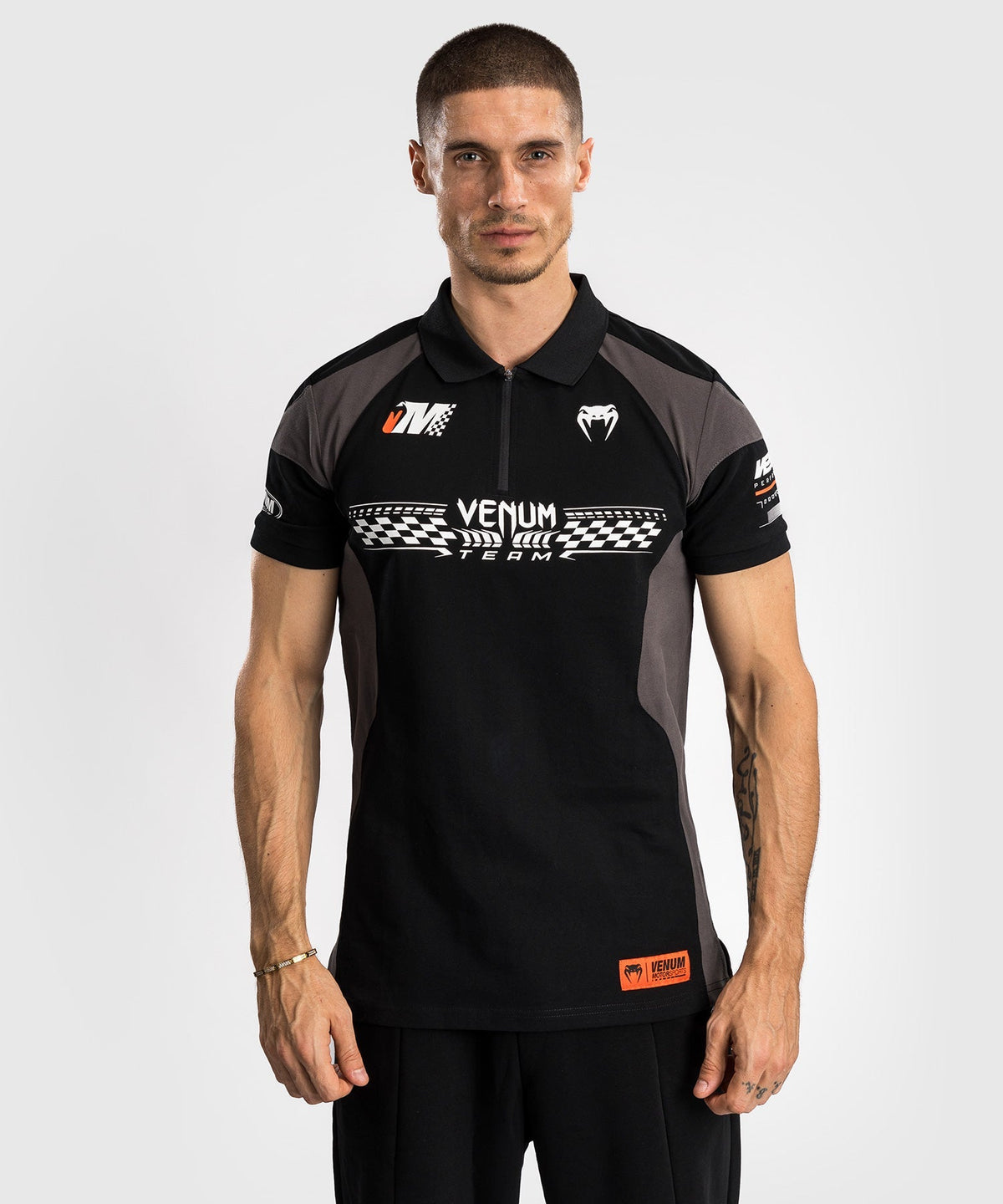 Venum Motorsport Polo – Schwarz
