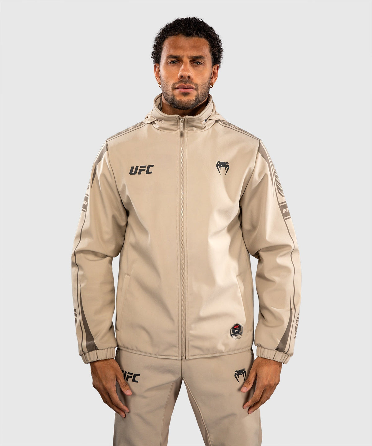 Venum UFC Hoodie Unity mit Reißverschluss Herren - Sand