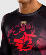 Venum Rashguard x Jujutsu Kaisen Itadori Lange Ärmel - Schwarz/Rot