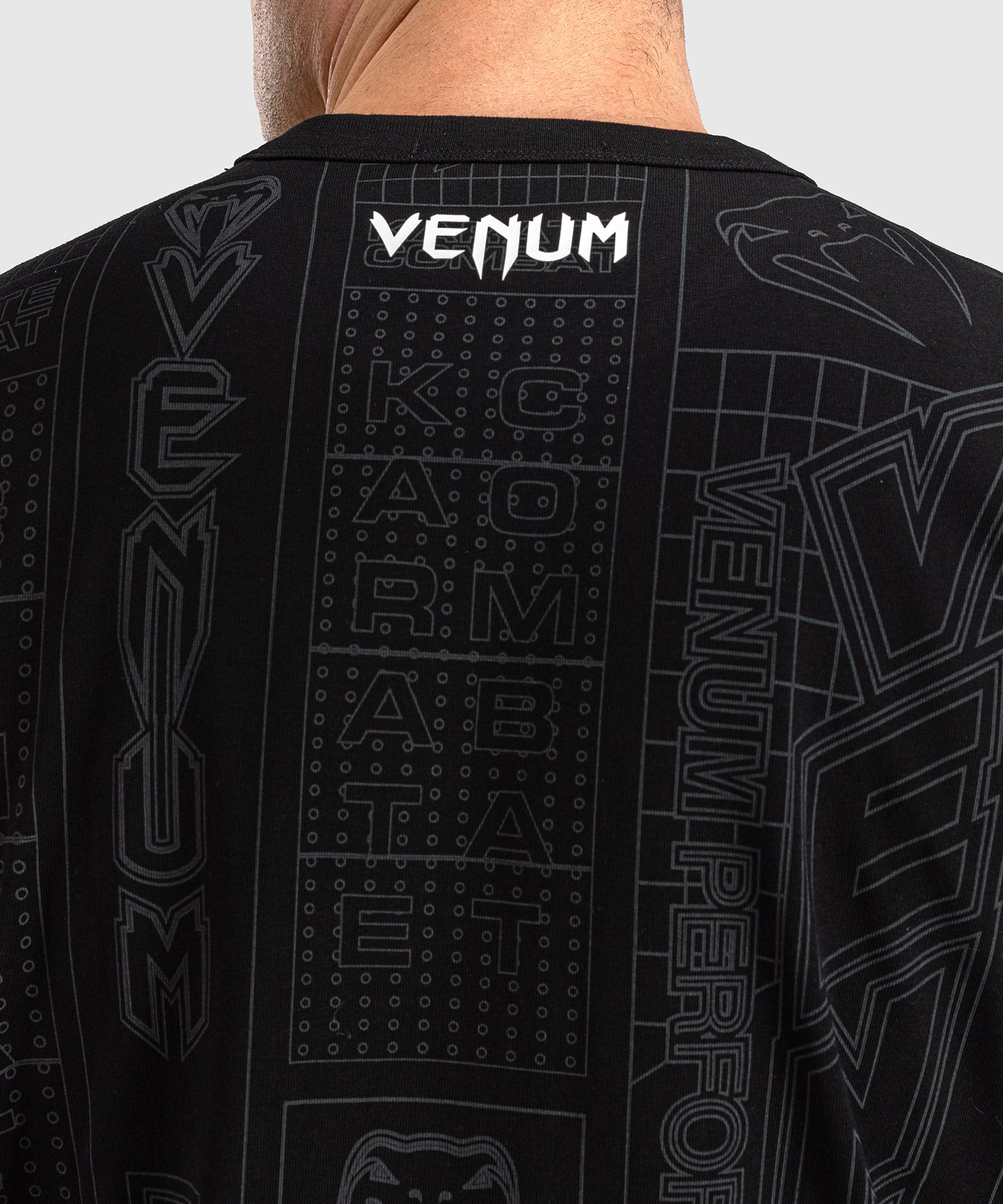 Venum T-Shirt Karate Combat - Schwarz/Grau