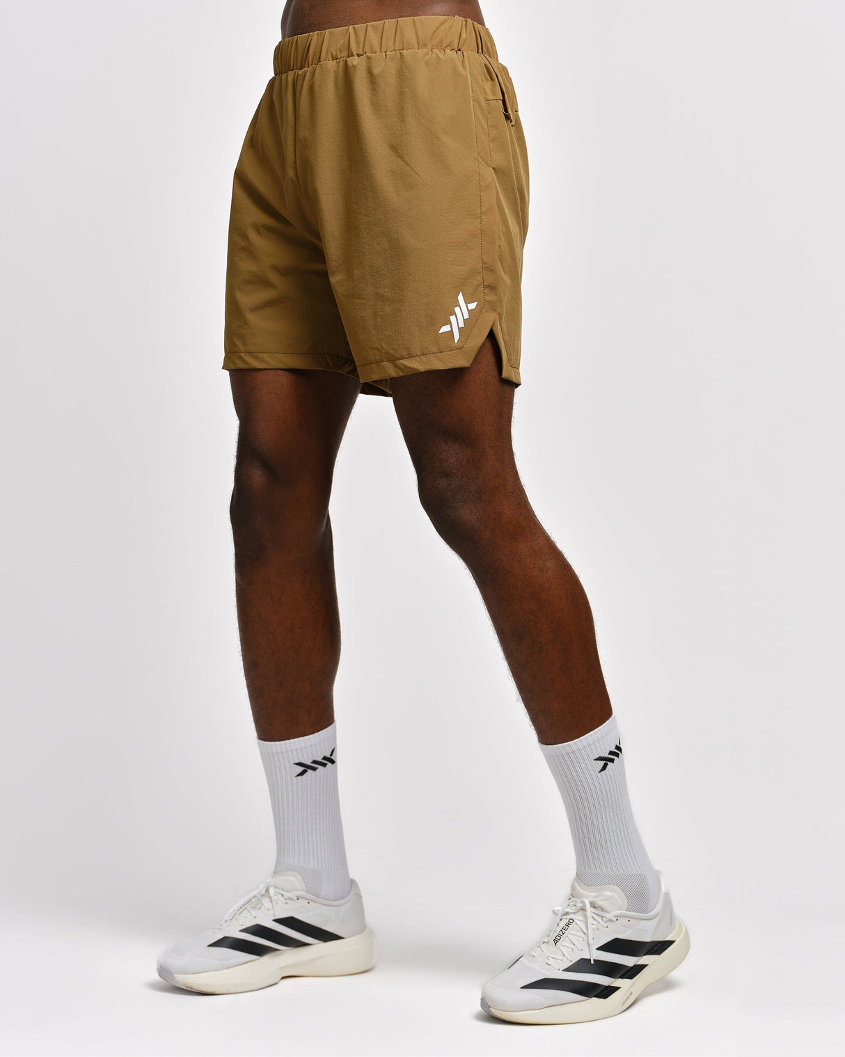 Caged 2-in-1 Running Shorts Stride – Olivgrün