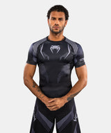 Venum Rashguard No-Gi 6.0 Kurzarm – Schwarz/Grau