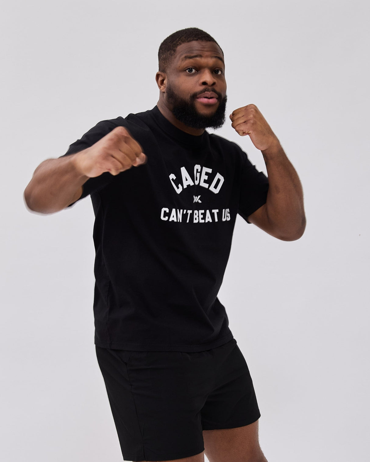 Caged Club T-shirt - Schwarz