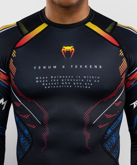 Venum Rashguard TEKKEN 8 Yoshimitsu - Zwart/Oranje - foto 5
