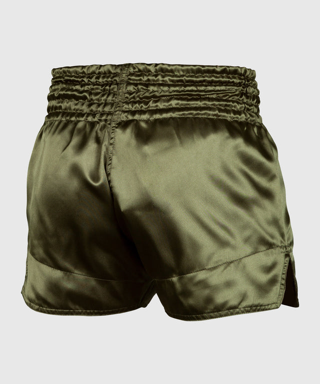 Venum Muay Thai Shorts Classic - Kaki Grün