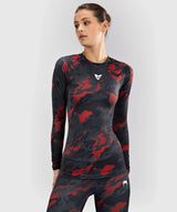Venum x Sophia Rose Rashguard für Damen – Urban/Red Camo