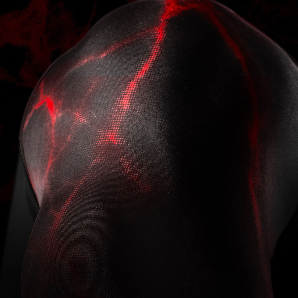 Hayabusa x UFC BJJ Rashguard Kurzarm - Schwarz/Rot