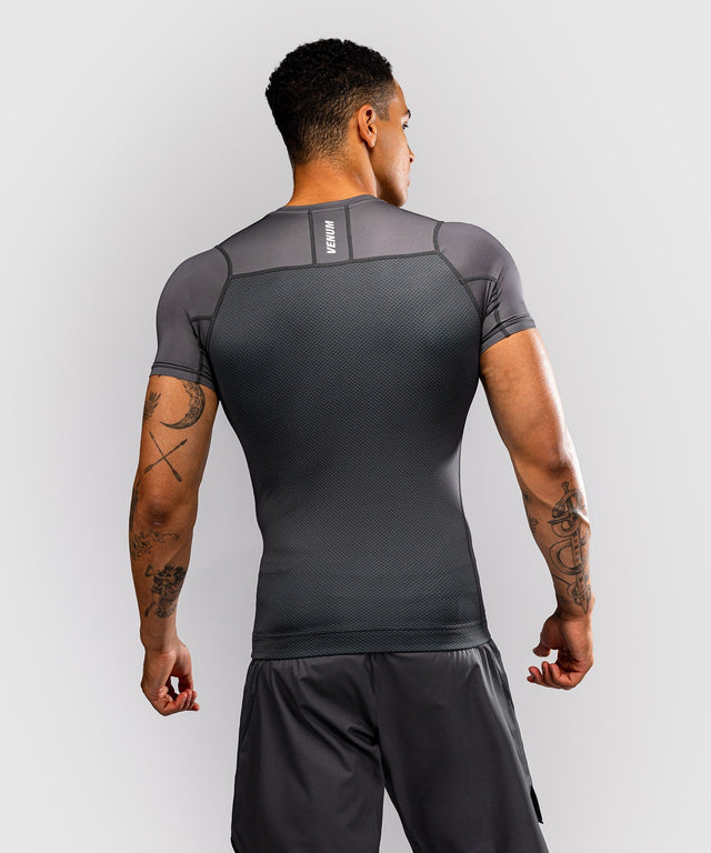 Venum Rashguard G-Fit Scale Kurzarm - Grau