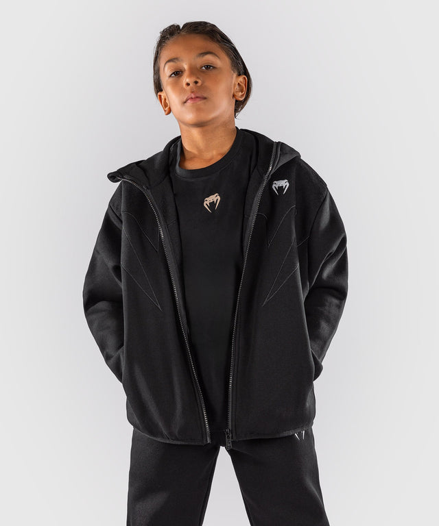 Venum Trainingsjacke Attack Fleece & Weave Kinder - Schwarz