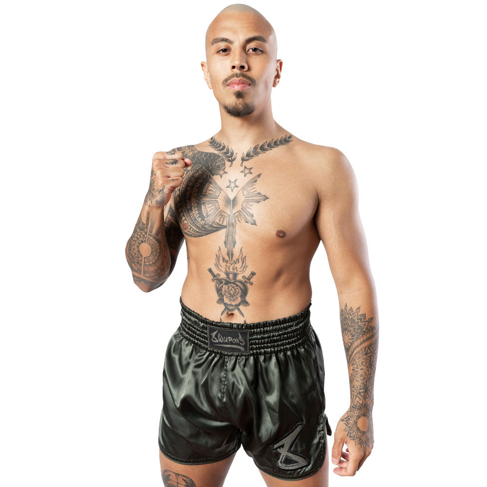 8 WEAPONS Muay Thai Shorts Strike - Olive
