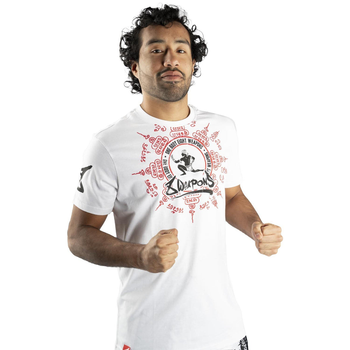 8 WEAPONS T-Shirt Eight Ways Yant - Weiß