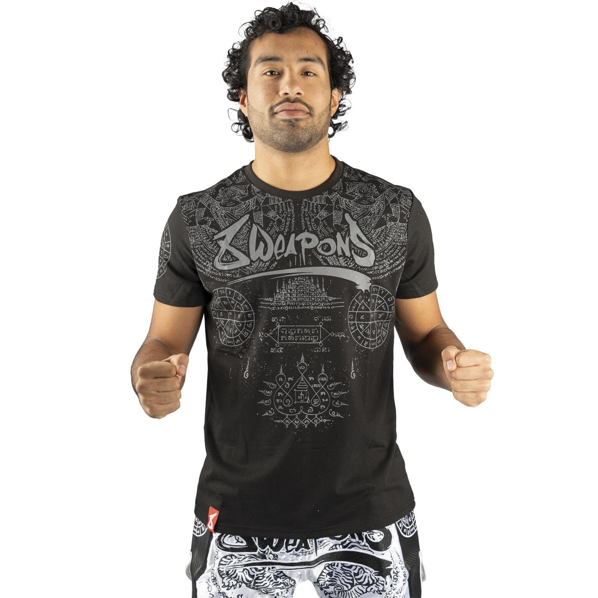 8 WEAPONS T-Shirt Yantra - Schwarz