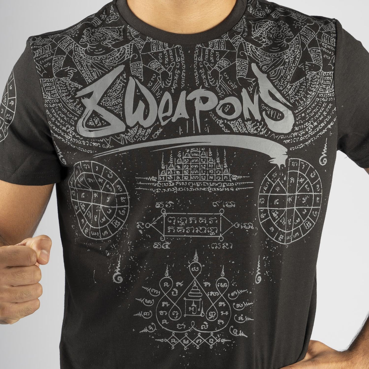 8 WEAPONS T-Shirt Yantra - Schwarz