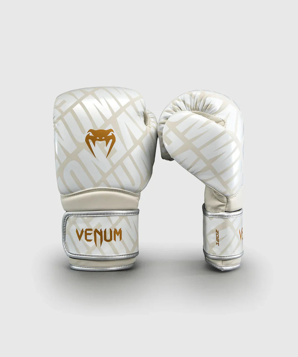 Venum Boxhandschuhe Contender 1.5 XT – Cremeweiss/Gold