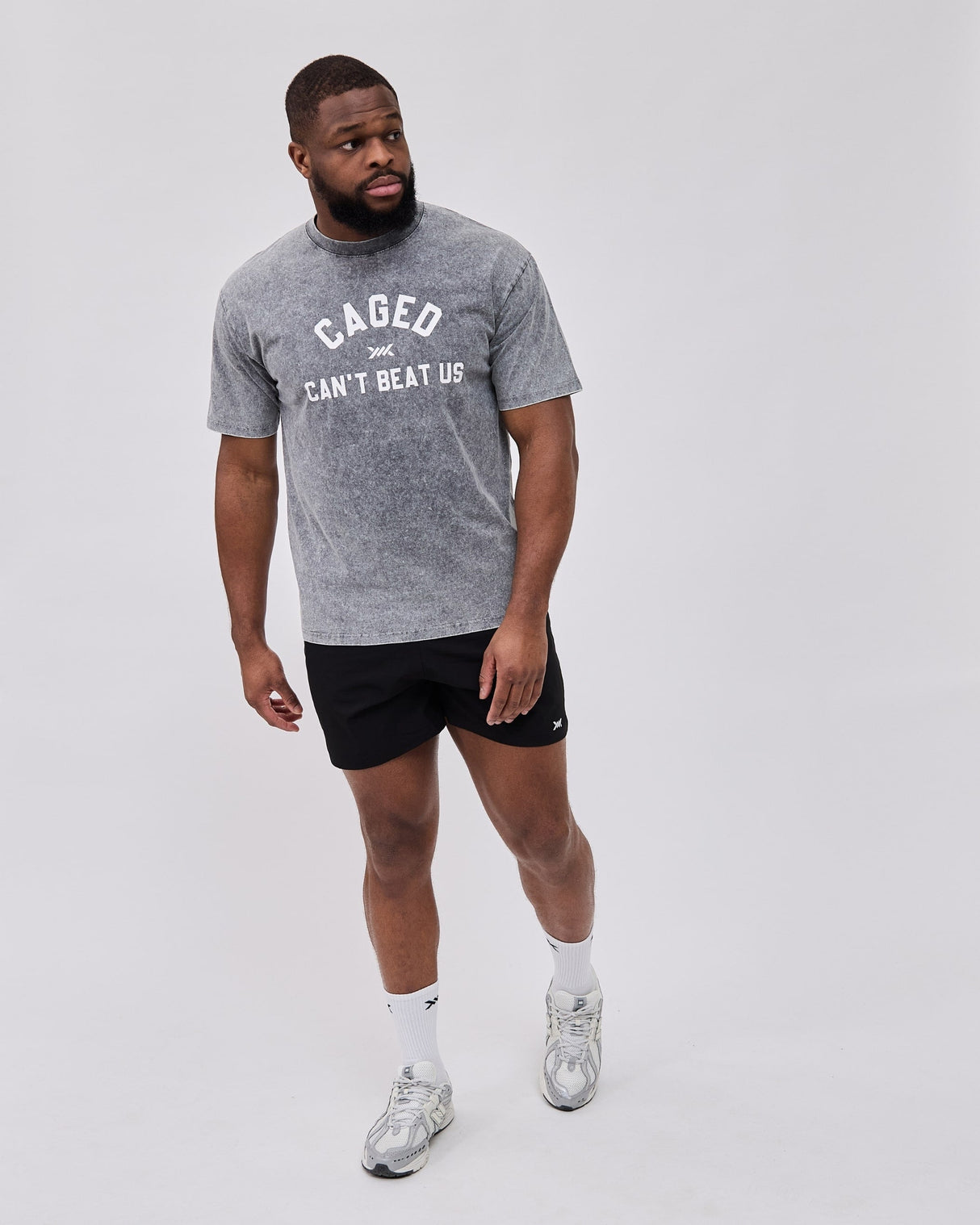 Caged Club T-shirt - Washed Grau