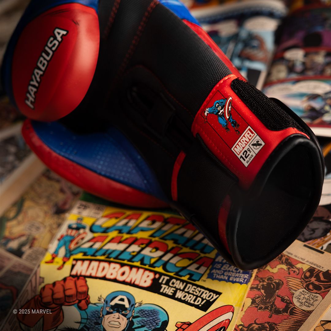 Hayabusa Boxhandschuhe Captain America - Rot/Weiß/Blau