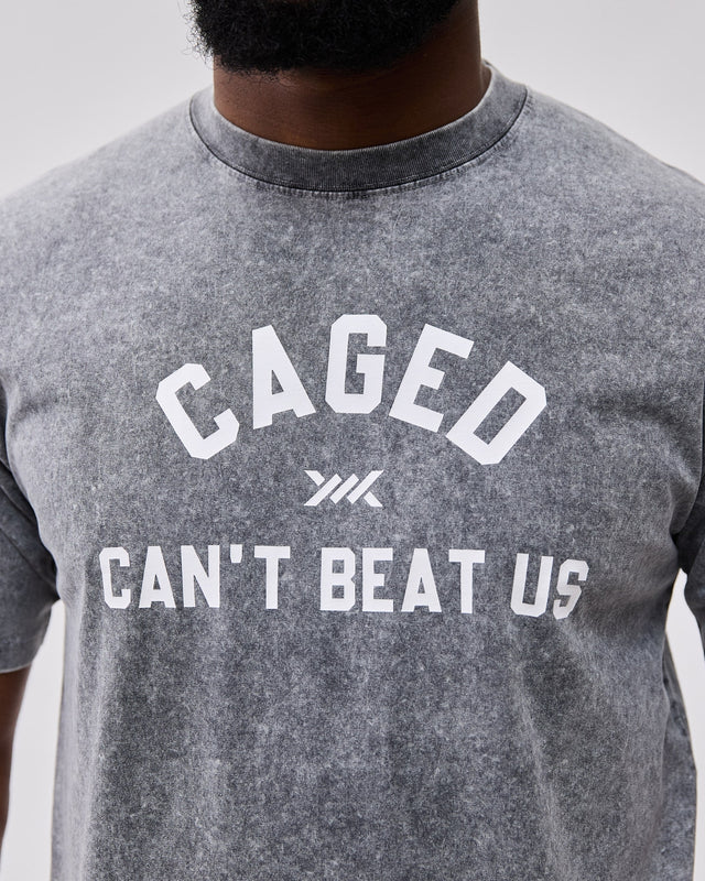 Caged Club T-shirt - Washed Grau