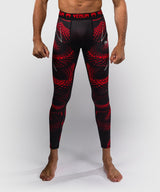 Venum Kompressionshose Matupa - Schwarz/Rot/Silber
