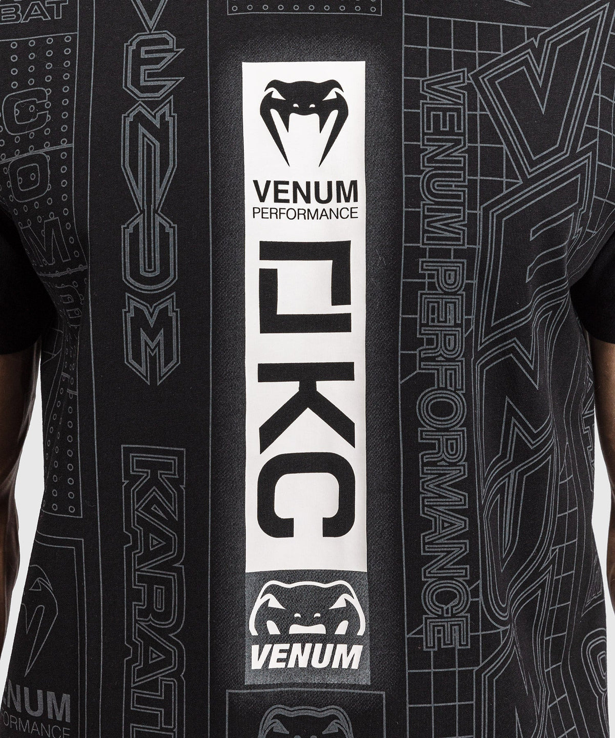 Venum T-Shirt Karate Combat – Schwarz/Grau