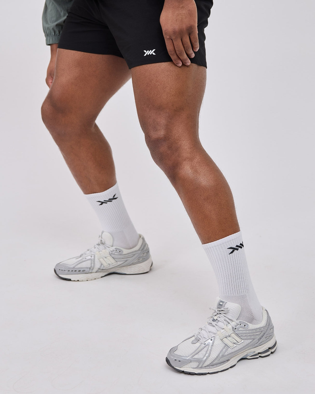 Caged Crew Socken – Weiss