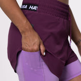 Hayabusa Trainingsshorts Damen - Weinrot