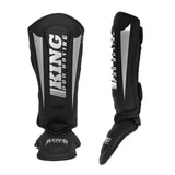 King Pro Boxing Schienbeinschoner Revo - Schwarz/Silber