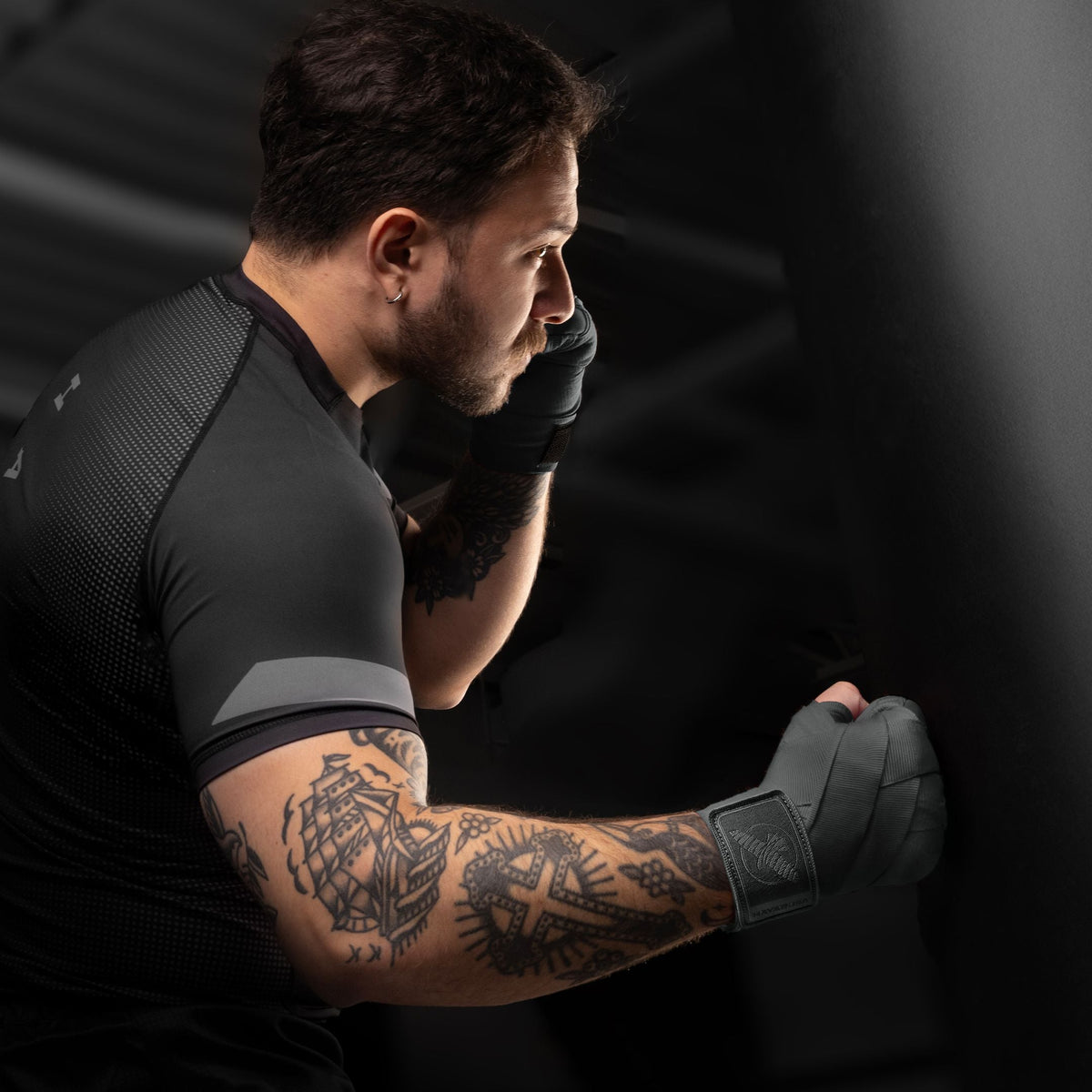 Hayabusa Handwraps Knuckle Guard - Grau