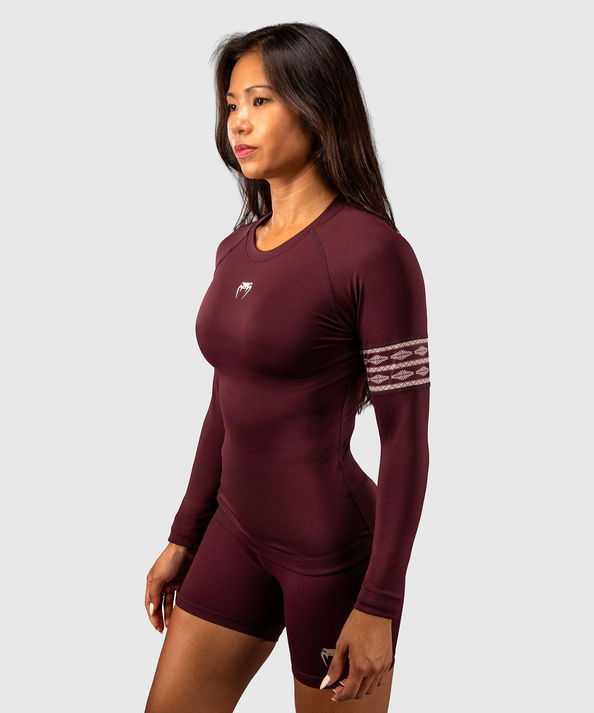 Venum Rashguard Talisman Lange Ärmel - Pflaume
