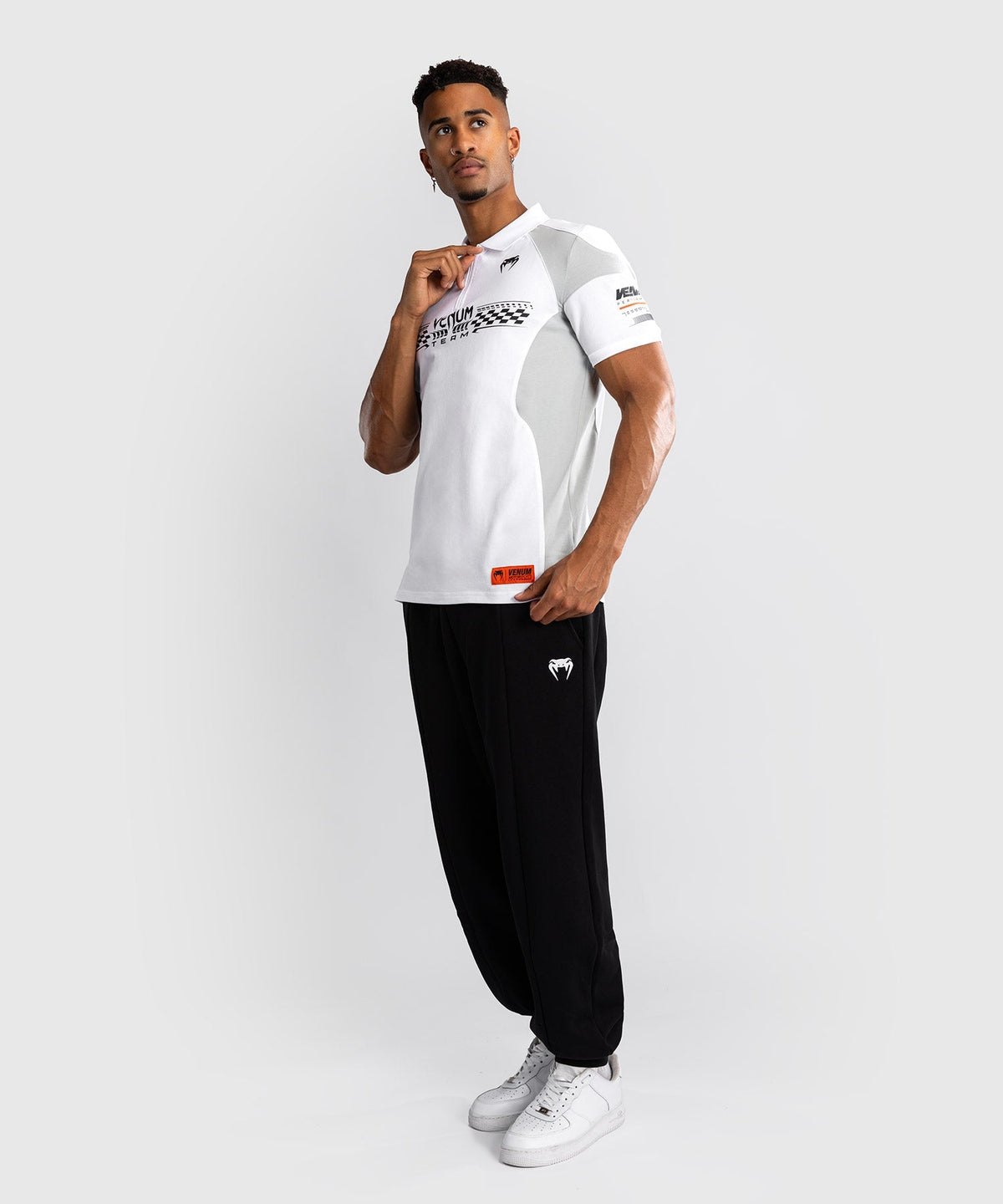 Venum Motorsport Polo – Weiß