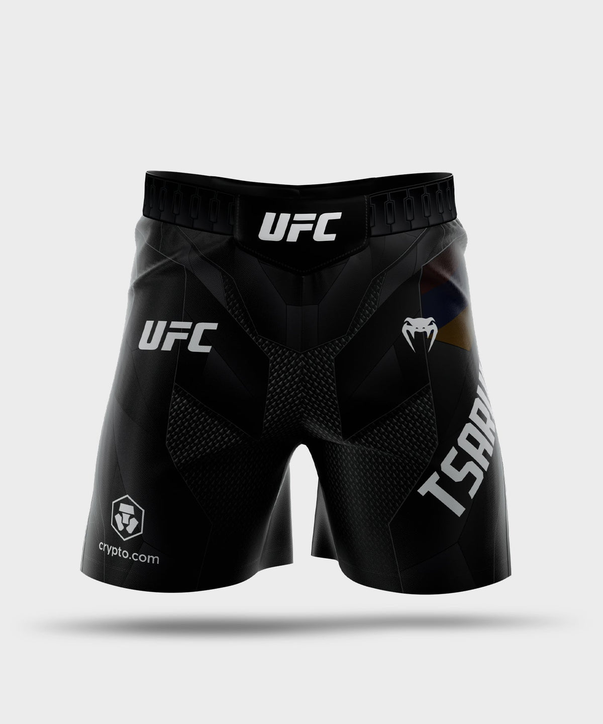 Venum UFC MMA Shorts Adrenaline Unrivaled Arman Tsarukyan - Schwarz