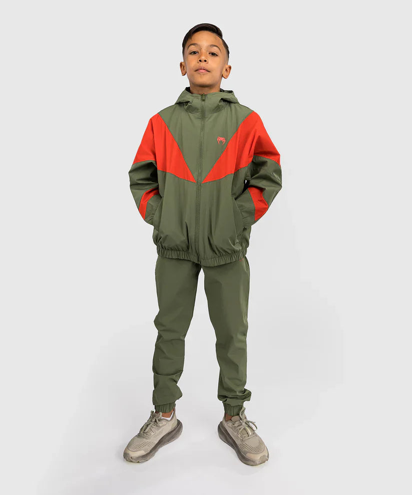 Venum Kids Trainingsjacke Vectra – Armeegrün/Orange