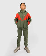 Venum Kids Trainingsjacke Vectra – Armeegrün/Orange