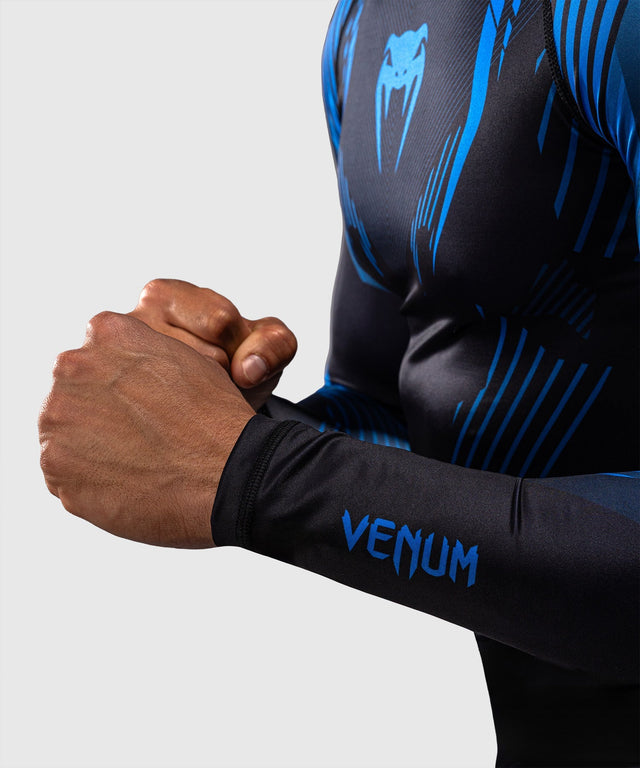 Venum Rashguard No-Gi 6.0 Lange Ärmel - Schwarz/Blau