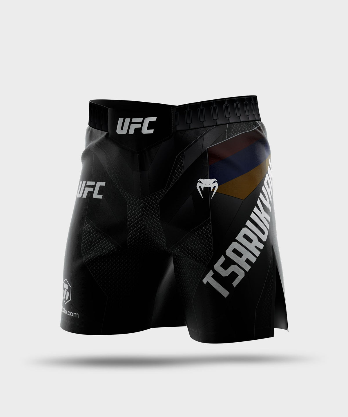 Venum UFC MMA Shorts Adrenaline Unrivaled Arman Tsarukyan - Schwarz