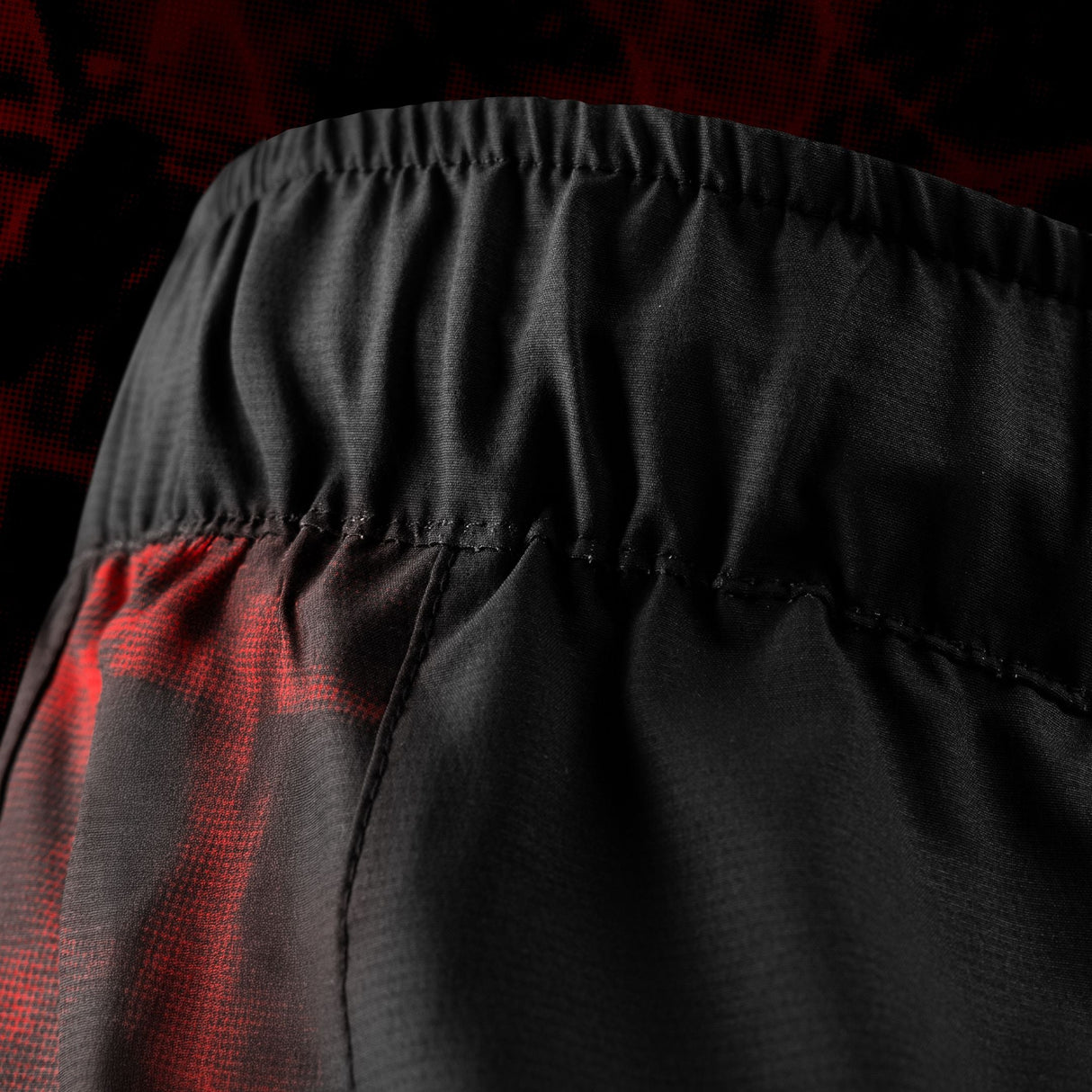 Hayabusa x UFC BJJ MMA Shorts Damen - Schwarz/Rot