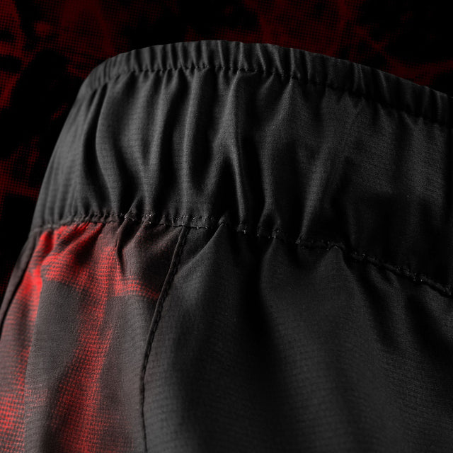 Hayabusa x UFC BJJ MMA Shorts Damen - Schwarz/Rot