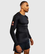 Venum Rashguard Thunder Dragon Lange Ärmel - Schwarz/Grau/Kupfer