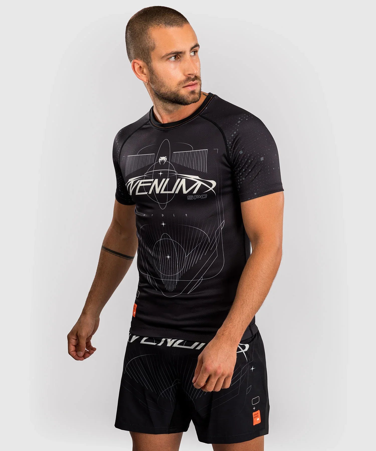 Venum Rashguard Kurzarm Eclipse – Schwarz