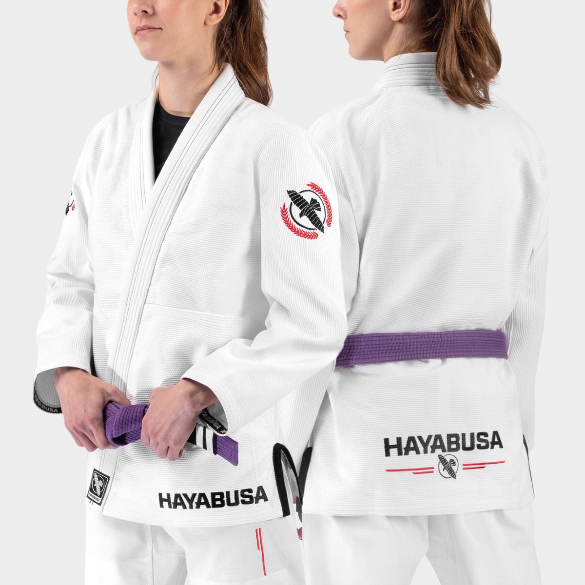 Hayabusa BJJ Gi Jacke Valor Lightweight Damen - Weiß