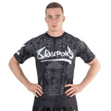 8 WEAPONS T-Shirt Hanuman Yant – Schwarz/Grau